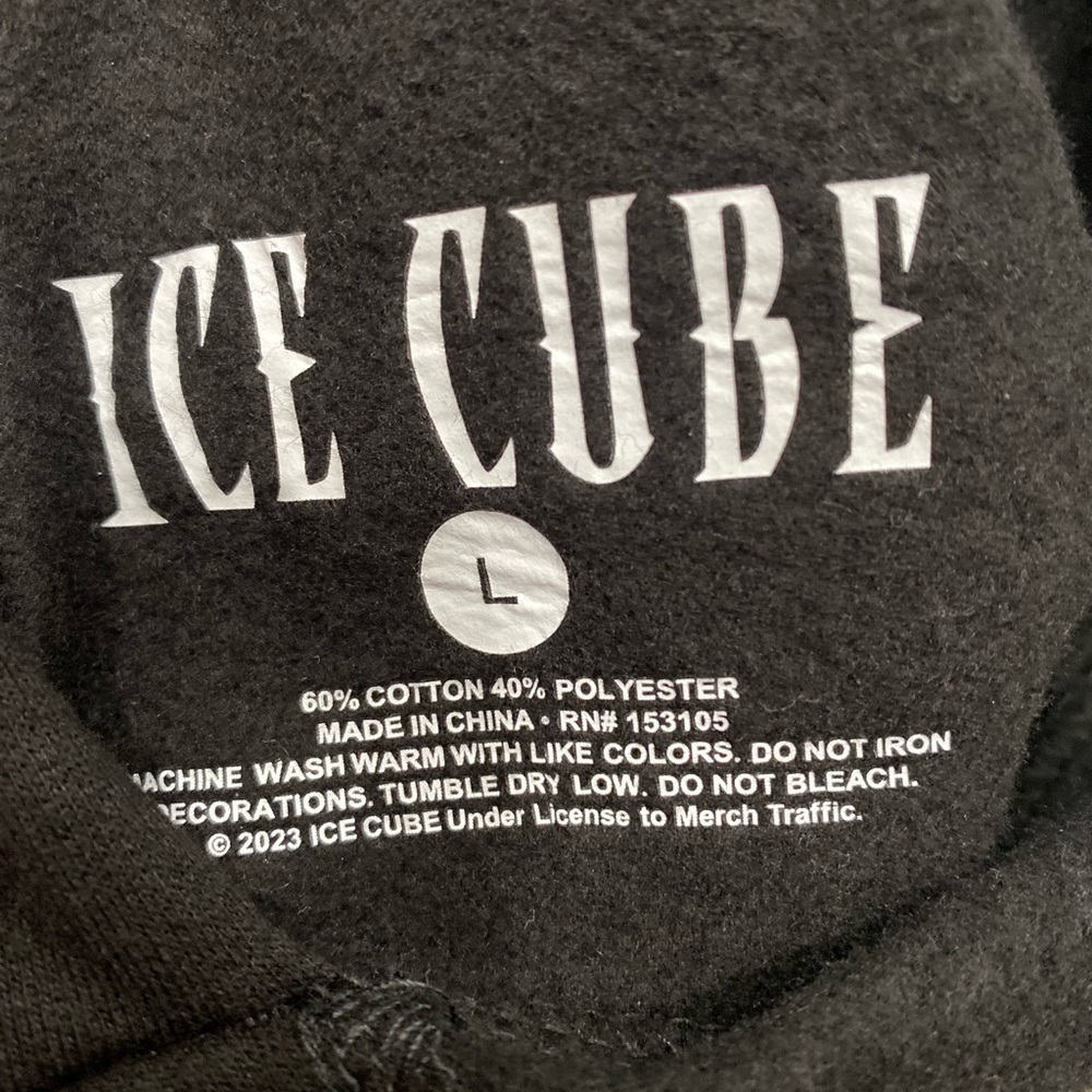 Men Ice Cube Black Jacket Size Large - Picture 4 of 4